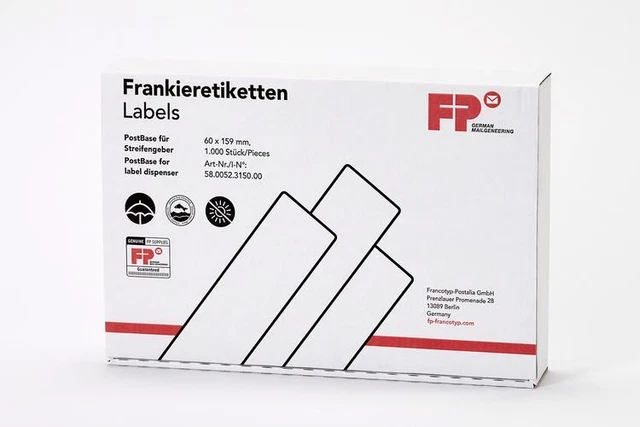 (52,95/1.000 Stk.) Frankierstreifen 2.000 Stück 580052315000 PostBase