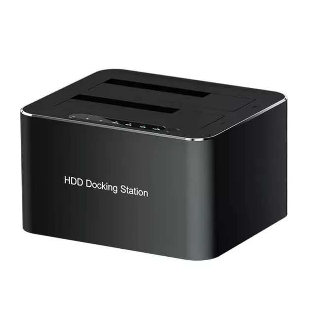 USB 3.0 to Dual Bay SATA Hard Drive Docking Station for 2.5/3.5 Inches HDD SSD