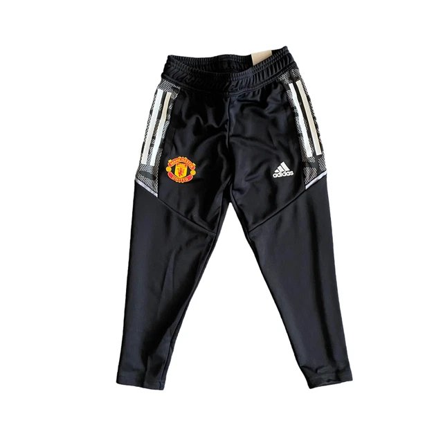 Pantaloni da bambino Manchester United (taglia 5-6y) Adidas neri Condivo 21 pantaloni - nuovi