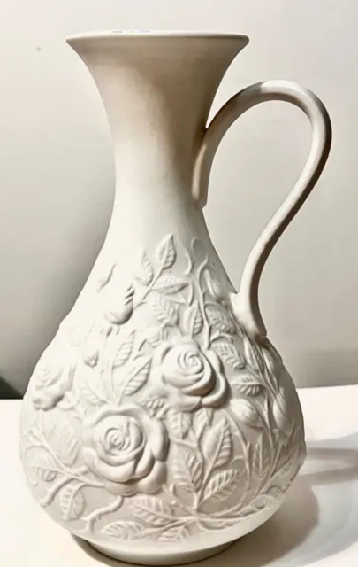Royal KPM Bavaria Vase Bisque Porcelain Rose Design 839/21