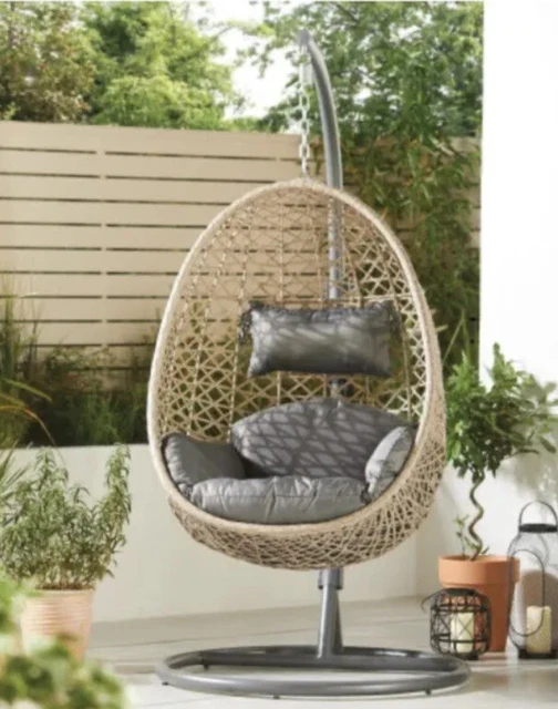 GARDENLINE ALDI HANGING Egg Chair Brand New Garden Furniture £185.00