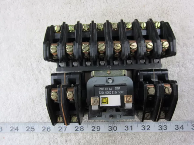 Square D 8903 LO1200 12P 120V Coil Lighting Contactor, Used