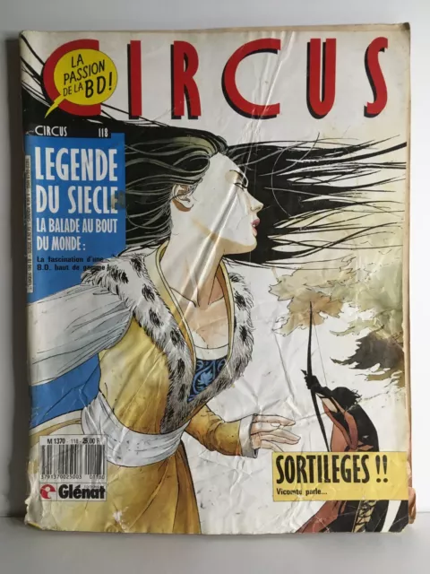 J2 - Circus 118 - La Passion De La Bd - Sortilege - Magazine Revue