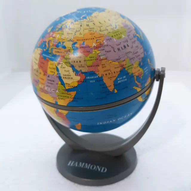 Hammond World Earth Globe Desktop Swivel And Tilt 5 Inch Mini-Globe