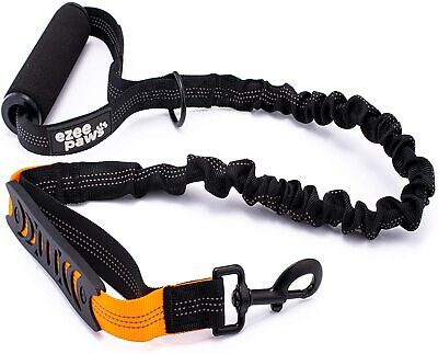 Strong Dog Lead to Help Stop Pulling Anti Shock Bungee Leash with Traffic Handle