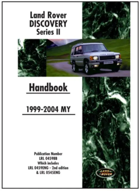 Land Rover Discovery Series 2 Handbook 1999-2004 MY Petrol & Diesel