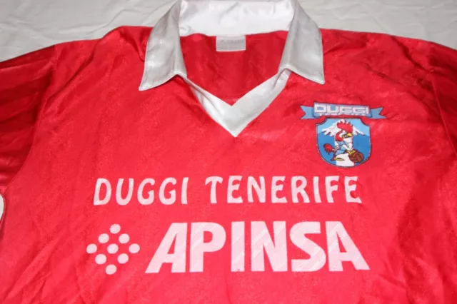Camiseta Vintage Del Duggi Tenerife C.f Años 80 Marca Zack Talla S Apinsa Nº 6 2