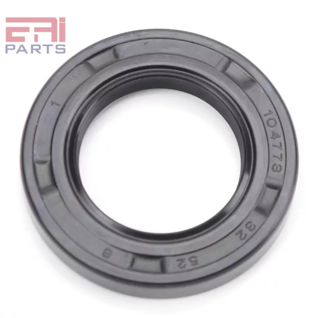 EAI Metric Oil Shaft Seal 32x52x8mm Dust Grease Seal TC Double Lip w/ Spring