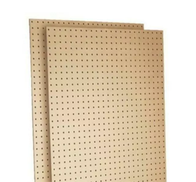 LaserSmith 6mm wooden Pegboard, 6mm hole with 25mm Hole centres perf board