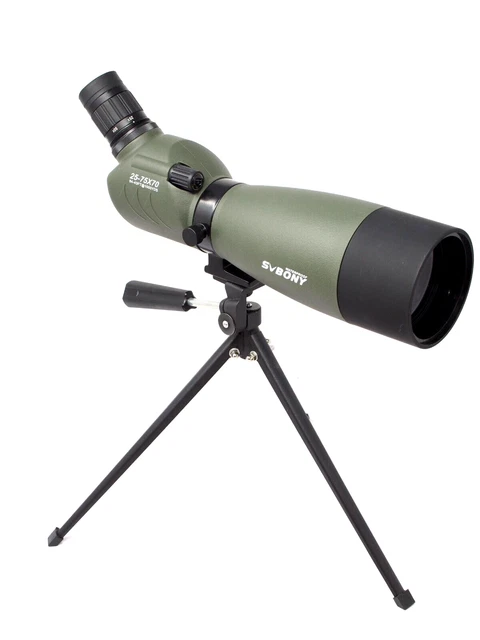 SVBONY Spotting Scope SV14 BAK4 Zoom 25-75x70mm + Case + Tripod