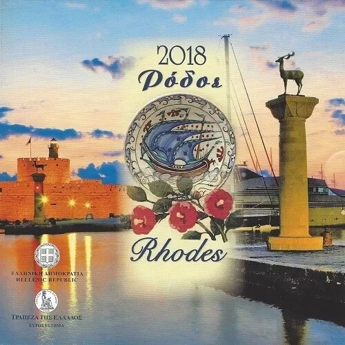 Griechenland Euro Münzen Kursmünzensatz - Rhodos 2018