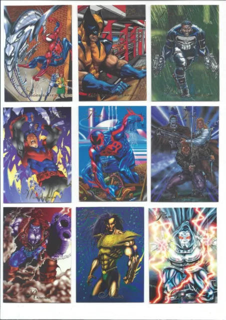 1994 Flair Marvel Annual Universe Trading Card Comics Singles U Pick Power Blast 5
