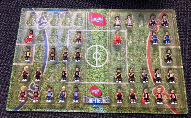 AFL Micro figures 2014 Series 33 FIGURES IN ALBUM COLLECTOR ALBUM