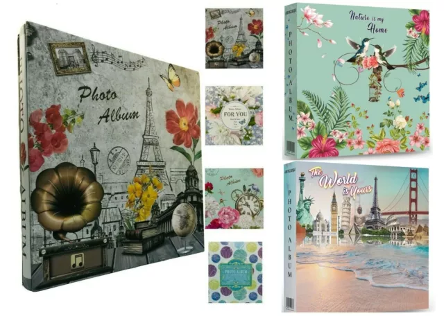 Large Self Adhesive Photo Album Hold Various Sized Picture Up to A4 XMAS  Gift
