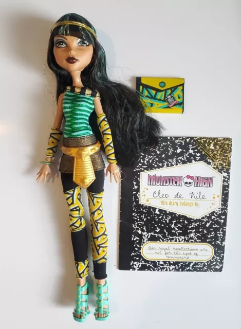 2011 Mattel Monster High Wave 2 Cleo De Nile Girl School's Out Doll Egypt NM
