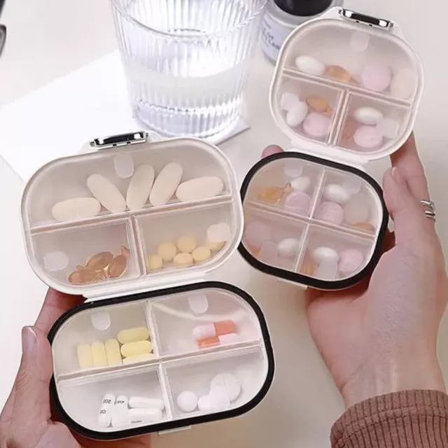1pc Mini Boîte De Rangement De Pilules Portable Distributeur - Temu France