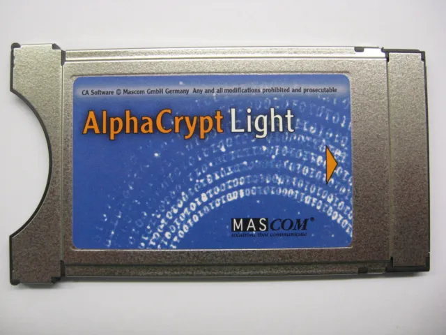 Alphacrypt Light R2.2 CI Modul mit ONE4ALL 2.50 HDplus Astra SAT CAM CI+ Modul