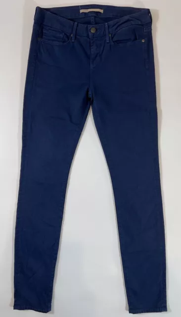 Vince Jeans Size 28 Blue Five Pocket Skinny Mid Rise Stretch Womens