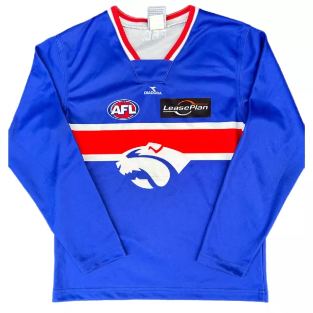 Y2K Western Bulldogs AFL Long sleeve Jersey Guernsey Jumper