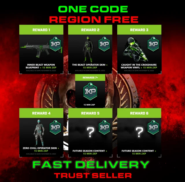 CALL OF DUTY Modern Warfare III MW3 Monster Energy PROMO 1 CODE EUR 4