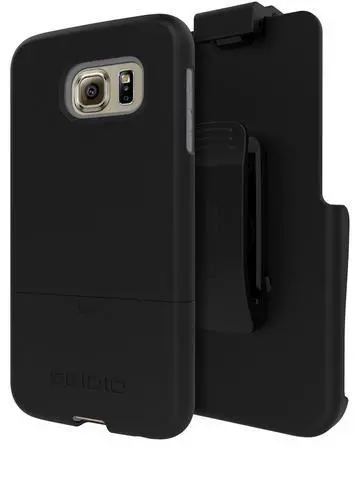 OEM Seidio Surface Combo Case Cover&Holster/Clip For Samsung Galaxy S6 S-6 Black