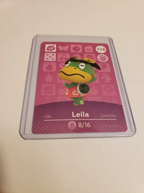 !SUPER SALE! Leila # 110 Animal Crossing NINTENDO Amiibo Card Series 2 MINT!!!