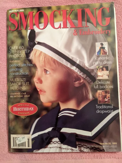 Revista australiana de esmoquin y bordado, número de edición 33, 1993, edición de cumpleaños