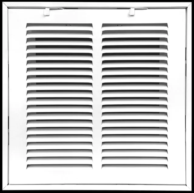 10" X 10" Steel Return Air Filter Grille for 1" Filter - Fixed Hinged - Ceiling