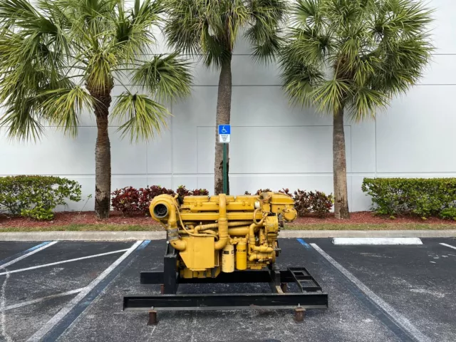 Caterpillar CAT 3176B , Turbocharged Marine Diesel Engine, 600HP @ 2300rpm