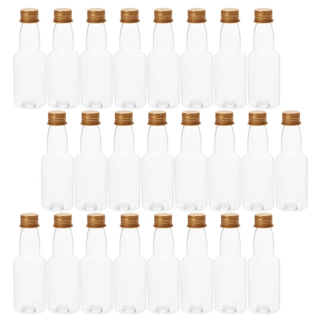 50 pz bottiglie per succo vuote bottiglie per succo di plastica bottiglie per succo d'acqua riutilizzabili bevande