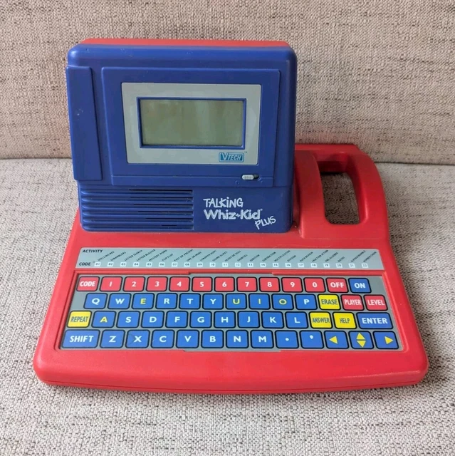 VTECH TALKING WHIZ Kid Plus Educational Learning Computer Vintage 90's ...