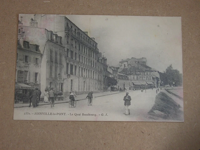 CPA - JOINVILLE LE PONT - Le quai Beaubourg
