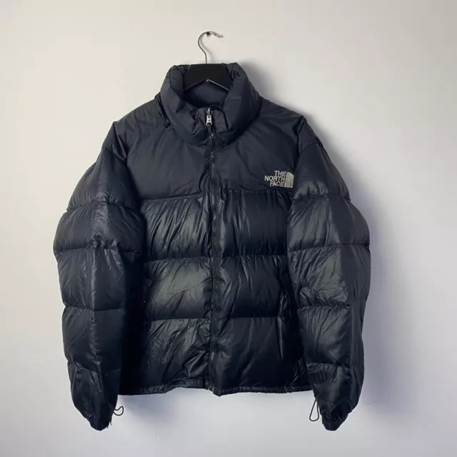 The North Face 700 Nuptse Puffer Down Jacket Large Mens Black Retro 1996 Bomber