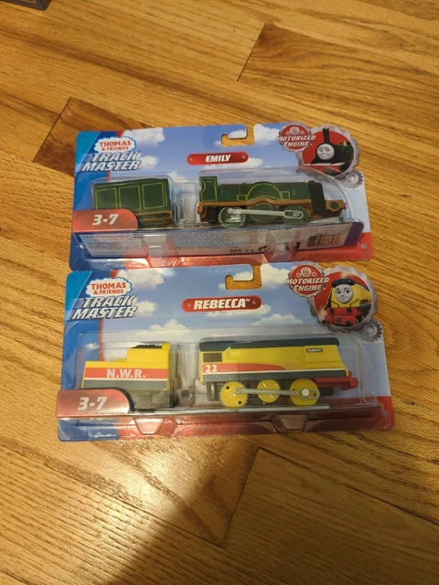 Tomy Thomas & Friends Track Master Rebecca & Emily Motorized Engine Trains New