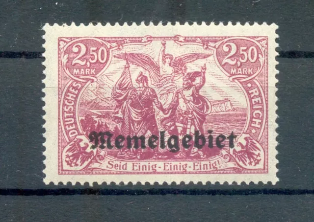 Memel 13c FARBE** MNH POSTFRISCH BPP 200EUR (72460