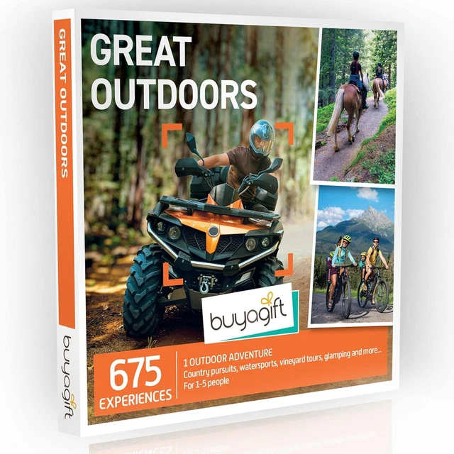 Buyagift Outdoor Box - 675 UK Experiences: Treetops, Tours & More