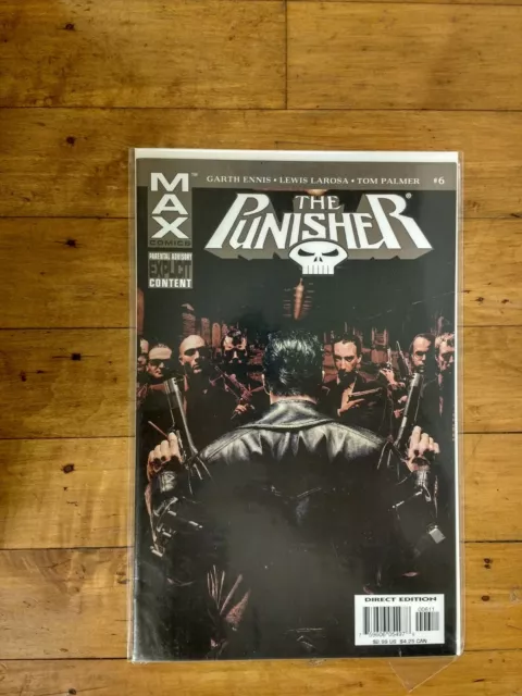 Marvel Punisher #6 Max Comics Unread Condition Ennis