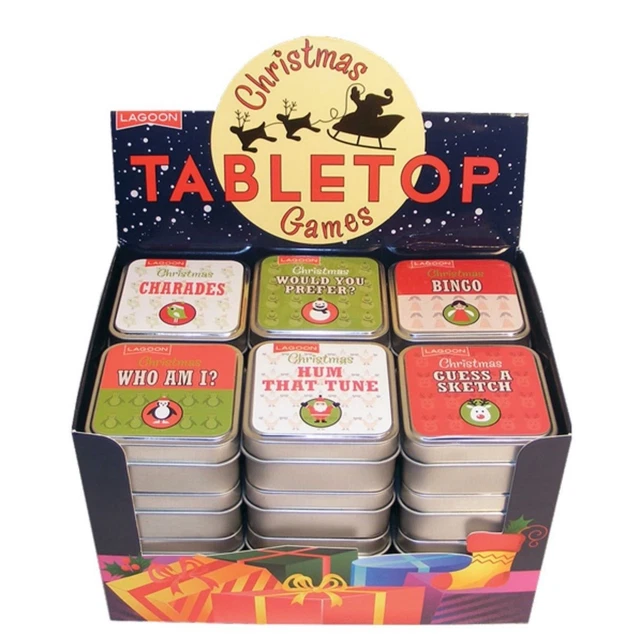 TABLE TOP GAMES Kids Stocking Filler Family Christmas Games Fun Xmas 6