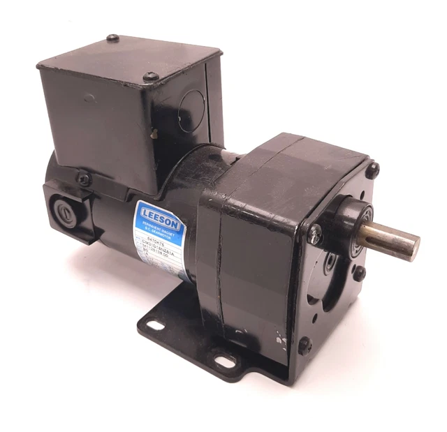 Leeson CM31D18NZ81A Industrial Gear Motor 90v DC, 0.8 Amps, 1/17 HP, M1125138.00