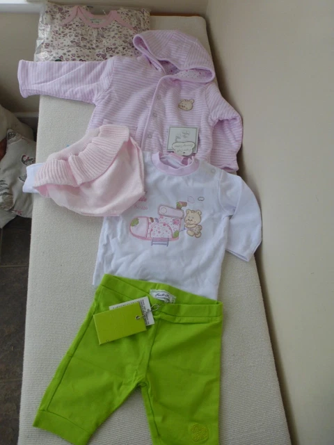 Baby Girls 9-12 Months Bundle Job Lot Clothes Capsule Wardrobe  5 Items LOT 2 9