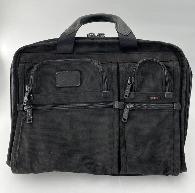 Tumi Alpha 2 Black Laptop Slim Briefcase