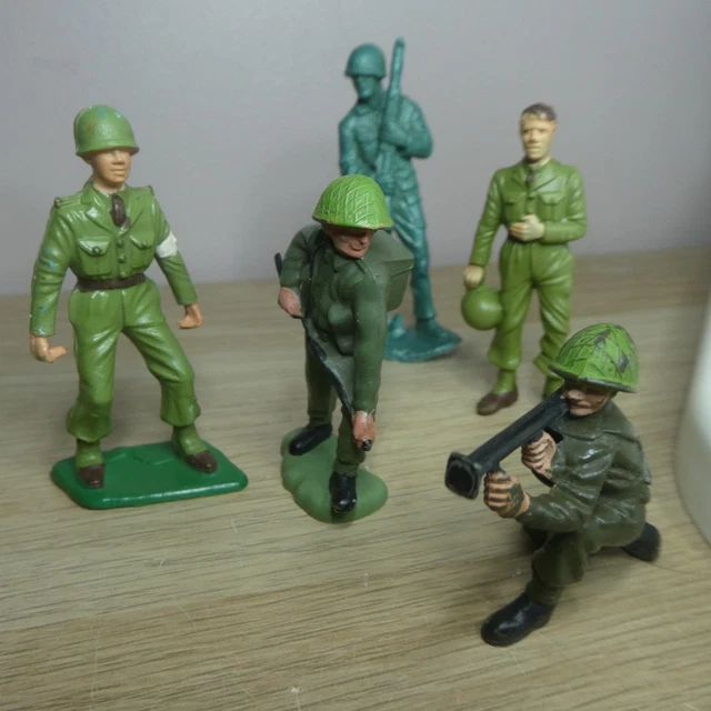 Lot De 17 Soldats Miniatures Starlux Et Autres Marques - Marine Nationale Française - Vintage Plastique Peint