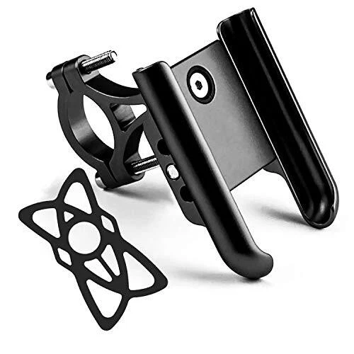 Aluminum Bike/Motorcycle Phone Mount Handlebar Phone Holder 360 Rotatable