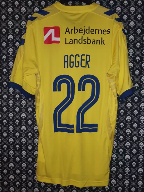 original matchworn Spielertrikot Bröndby IF Kopenhagen Agger 22 mws1606