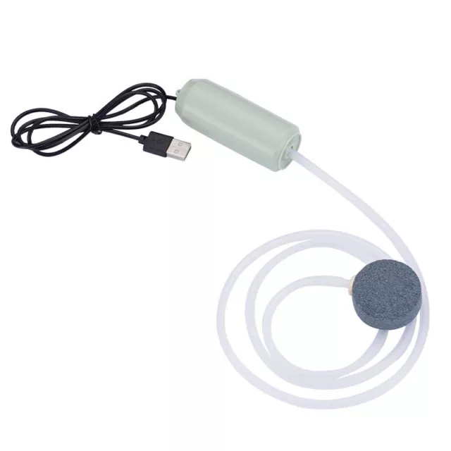 USB Mini Aquarium Oxygen Pump Air Stone Mute Air Pump Aerator for Fish Tank 3