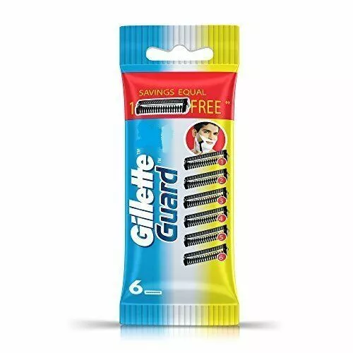 54 No. Gillette Guard Blades / Cartuchos con sistema de cuchilla única -...