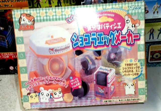 Vintage 2002 Epoch Hamtaro  chocola egg maker brand new in box japan import