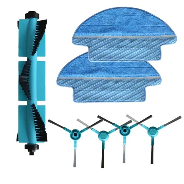 Brosse Rouleau De Rechange Pour Aspirateur X-Clean 10 - Humide Et Sec, 1/2 Brosse, Couleur Noire