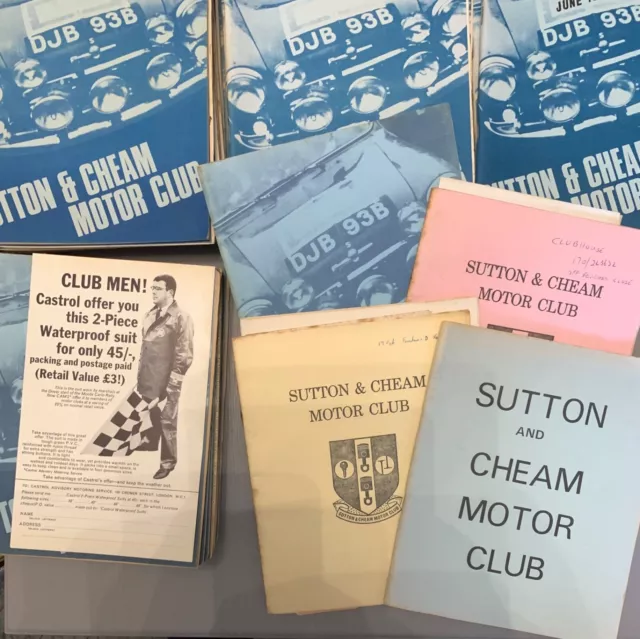 Sutton and Cheam motor Club rivista/newsletter numeri 1966-70/41