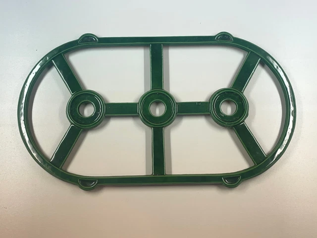 Dessous De Plat Vintage En Métal Argenté – Décor Canard – Bon état